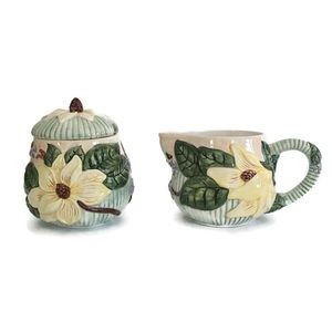 Ganz Sugar Bowl And Creamer Pitcher